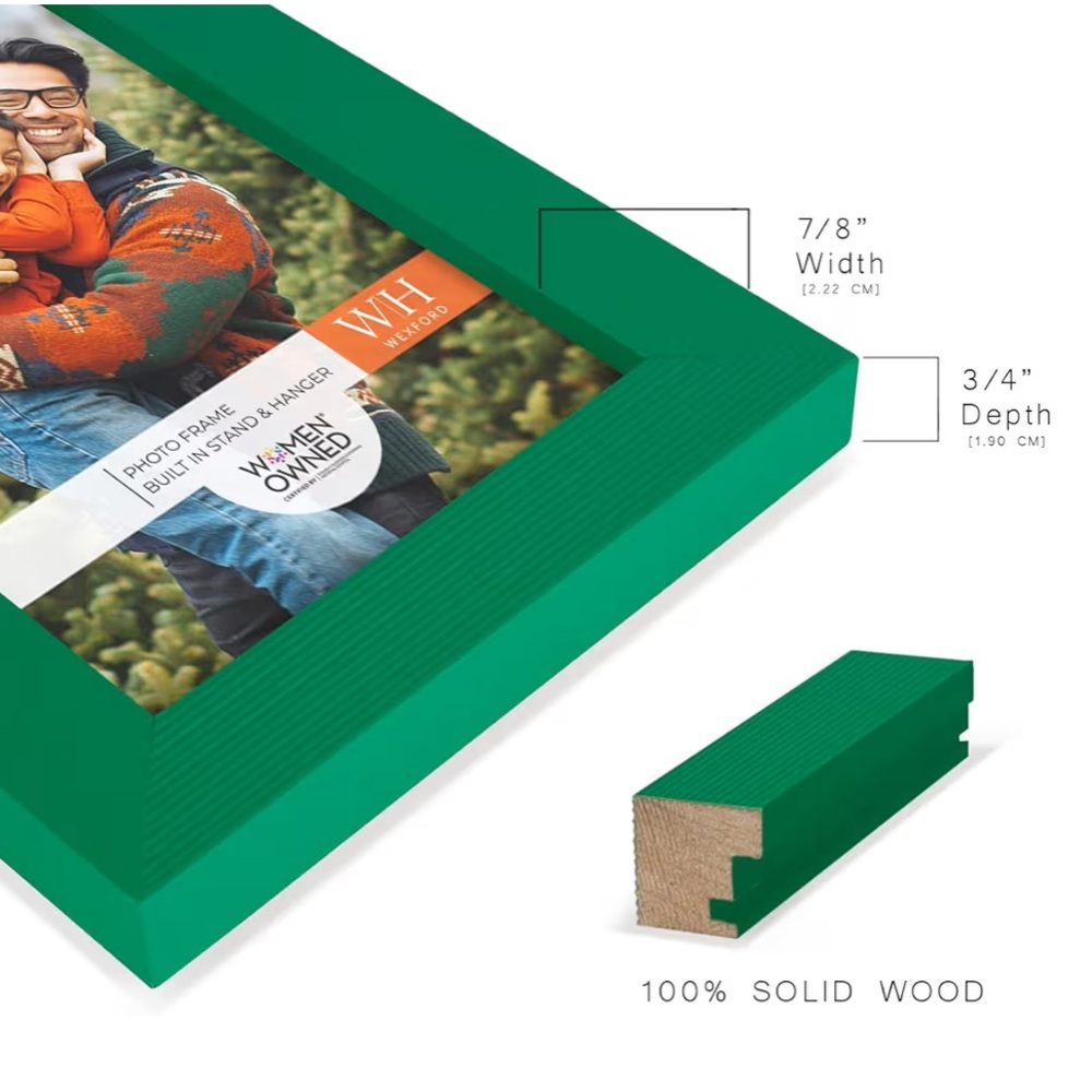 Green Picture Frame Set 3.5x5” - Picture 4 of 5